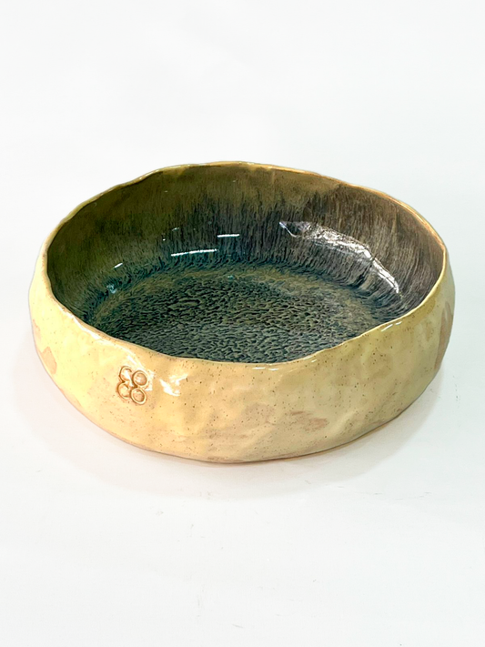 Fuente Azul Petroleo- 27 cm