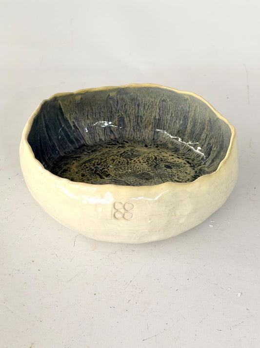 Fuente Azul Petróleo 23 cm