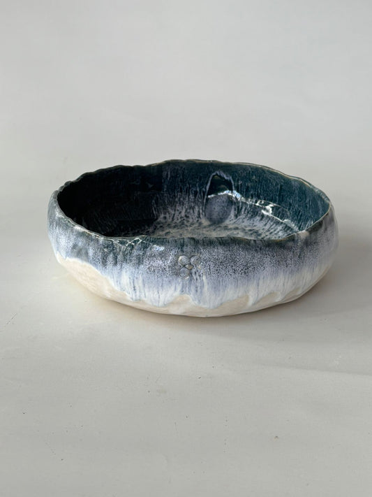 Fuente Azul Petroleo - 28 cm
