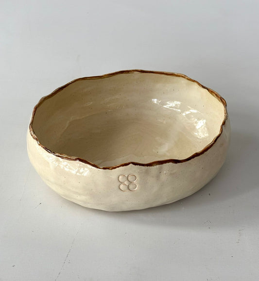 Fuente Crema - 25 cm