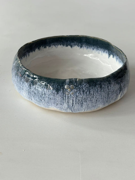 Fuente Azul Chorreado 25 cm