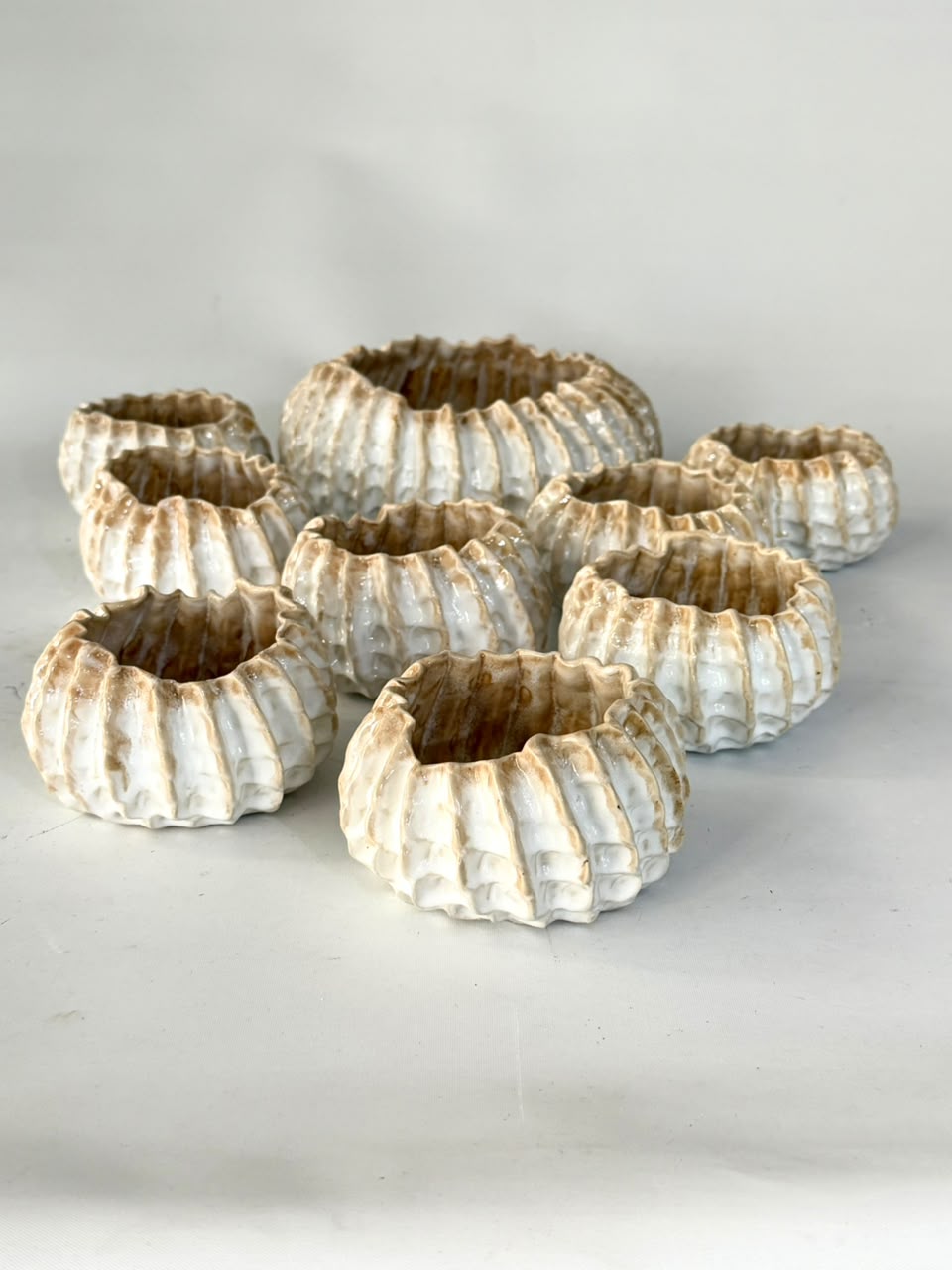 Set Fuente + 8 Pocillos Erizo