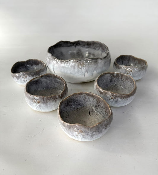 Set Fuente + 6 Pocillos