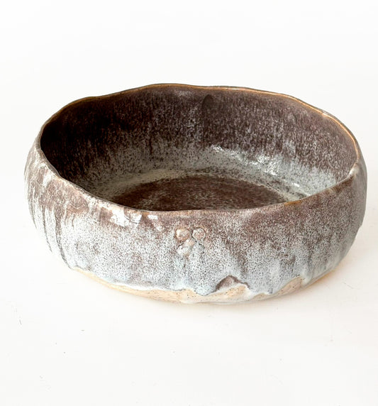 Fuente Gris Claro Chorreado - 25 cm