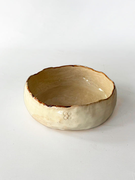 Fuente Crema - 25 cm