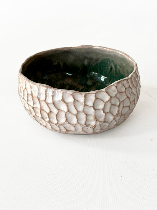 Fuente Textura Verde - 14 cm